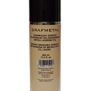 Ceramic rinseable aerosol for marking of metals with CO2 laser 400 ml (13.5 fl oz)